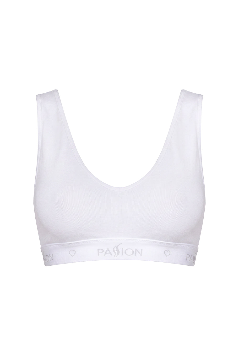 Спортивный топ из хлопка PS005 white