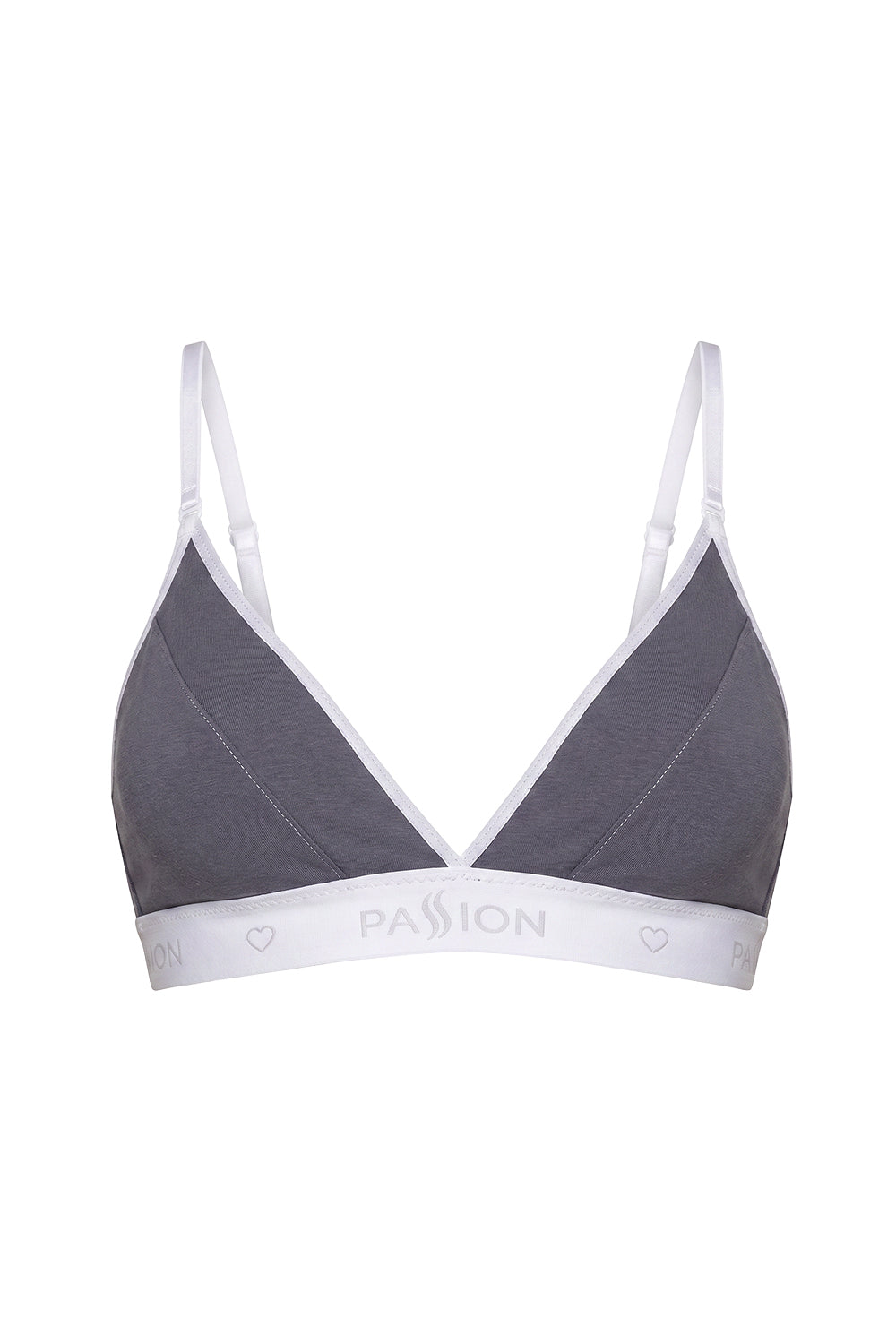 Спортивний бралет з бавовни PS007 dark grey