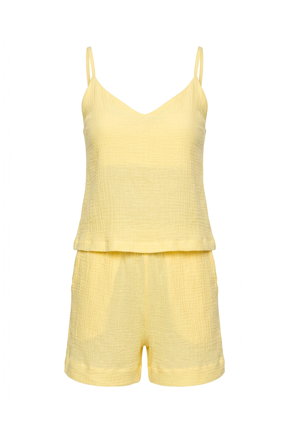 Пижама из муслина Пж1808 yellow