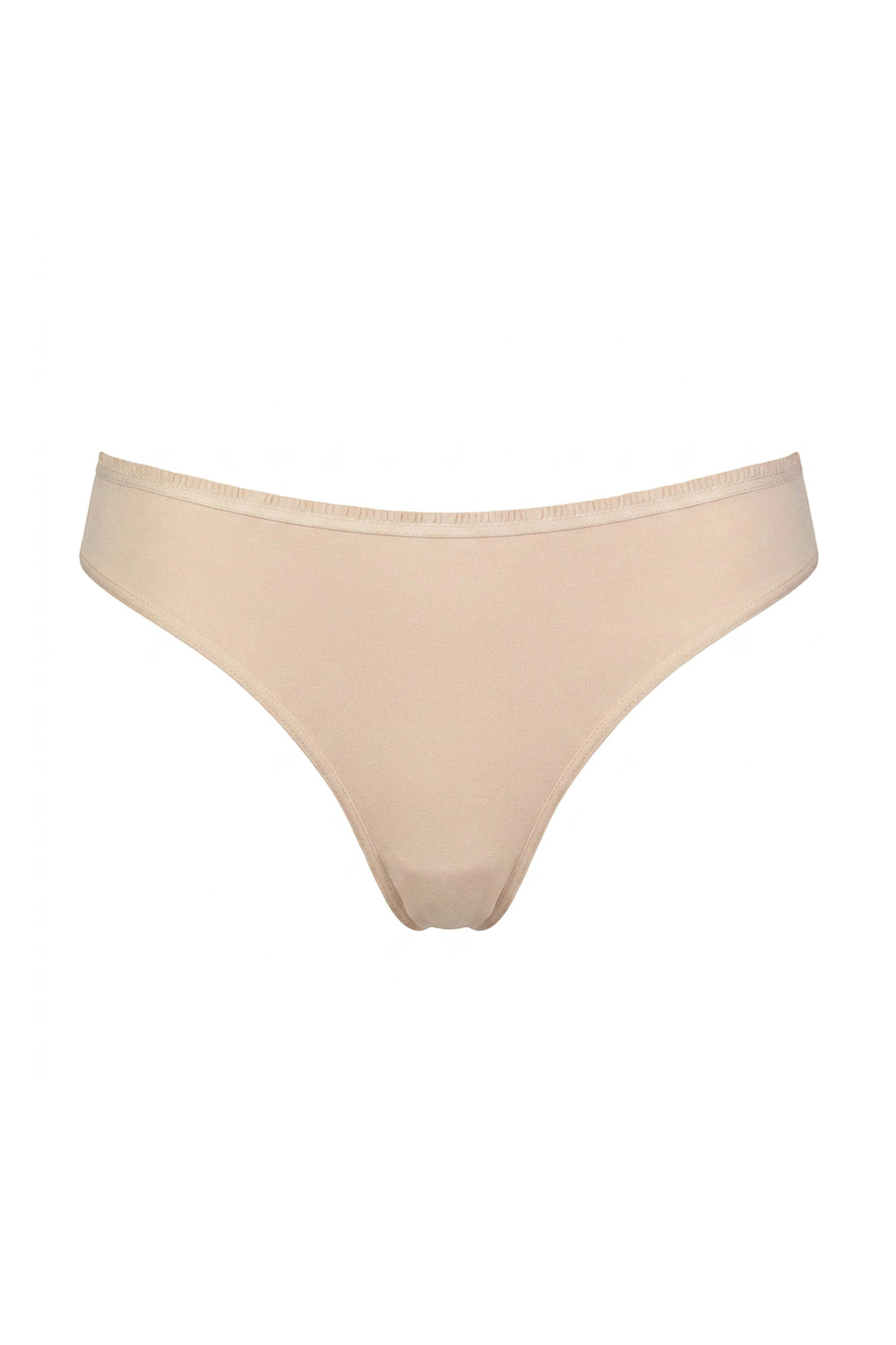 Хлопковые трусики стринг 2003 beige