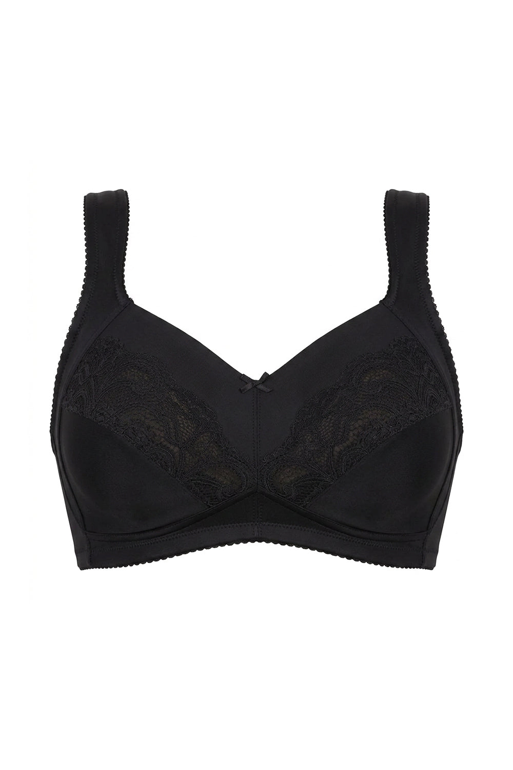 Мягкий бюстгальтер с кружевом Ksenya 5225 black