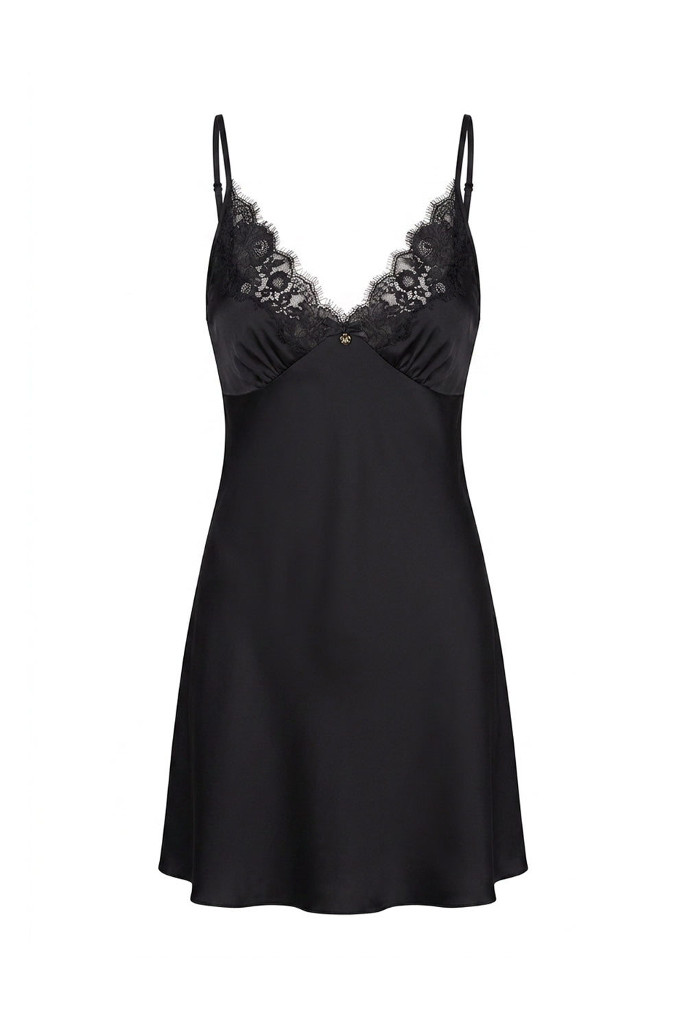Атласная сорочка 2700 black