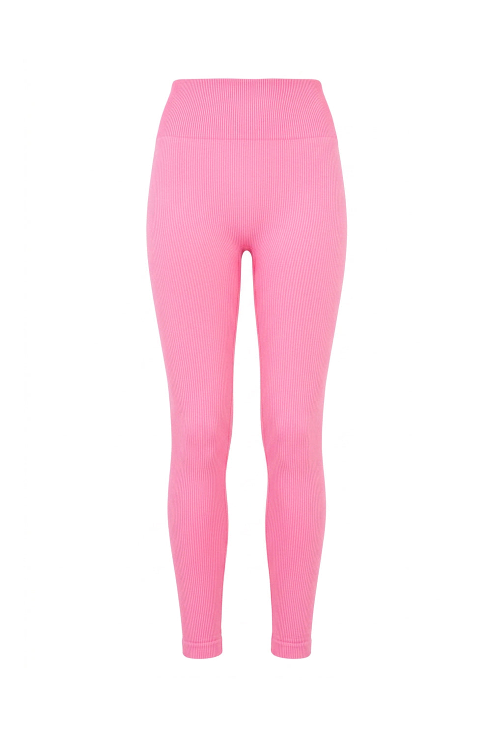 Бесшовные леггинсы в рубчик Leggings Rib UP-00001323 rosa pink