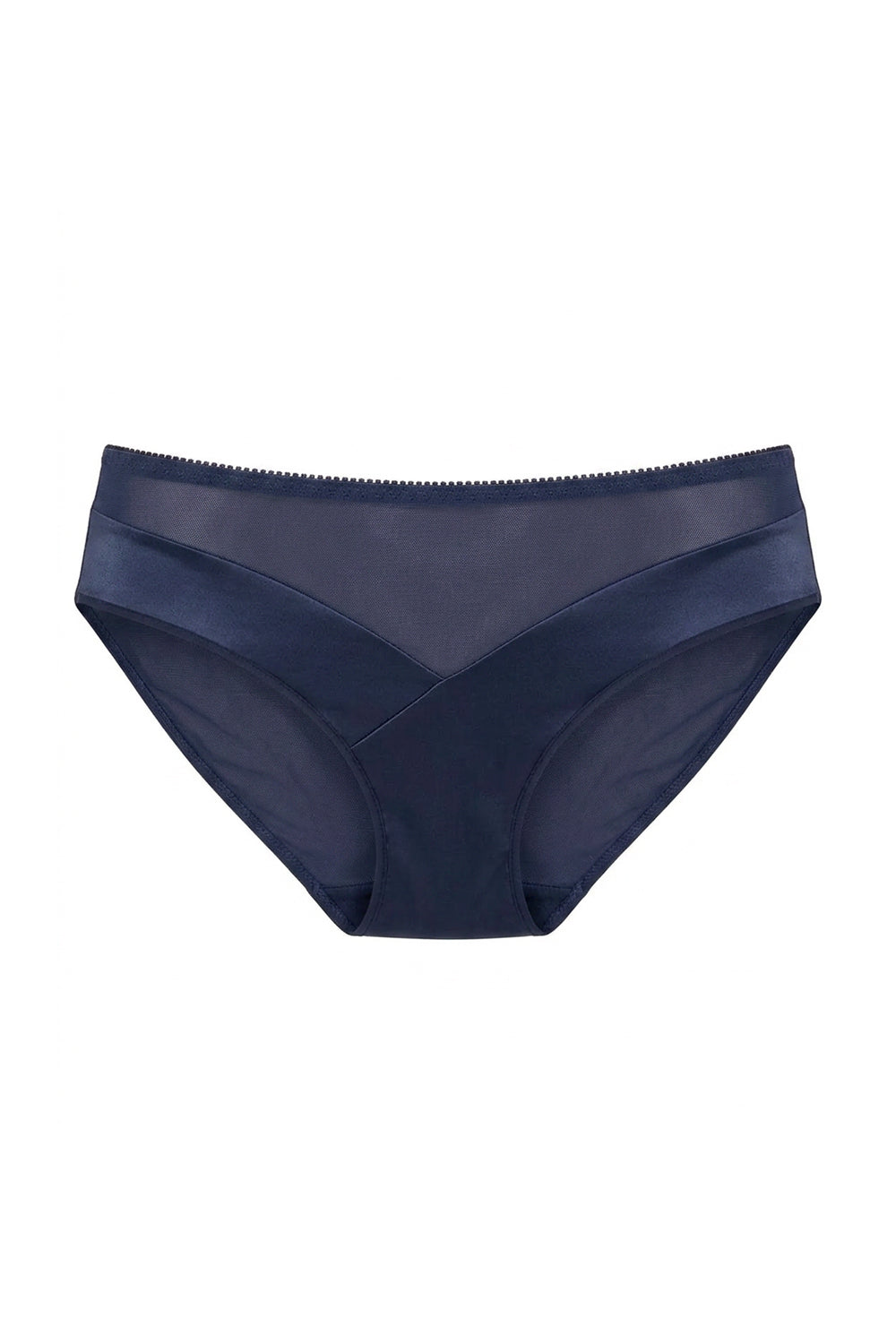 Гладкие трусики слип 2411 royal blue
