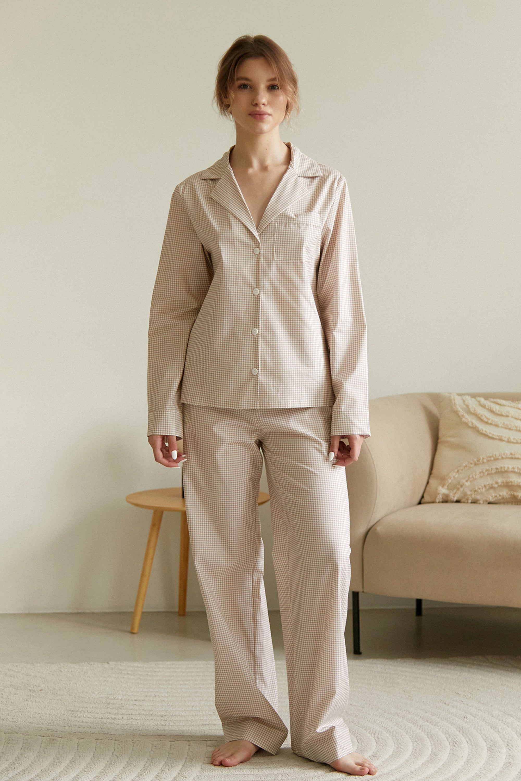 Хлопковая пижама с принтом Sheila HL0057-98-69