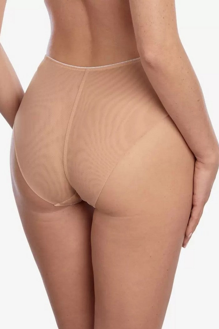 Высокие трусики слип Авенида Т87 vanilla/beige