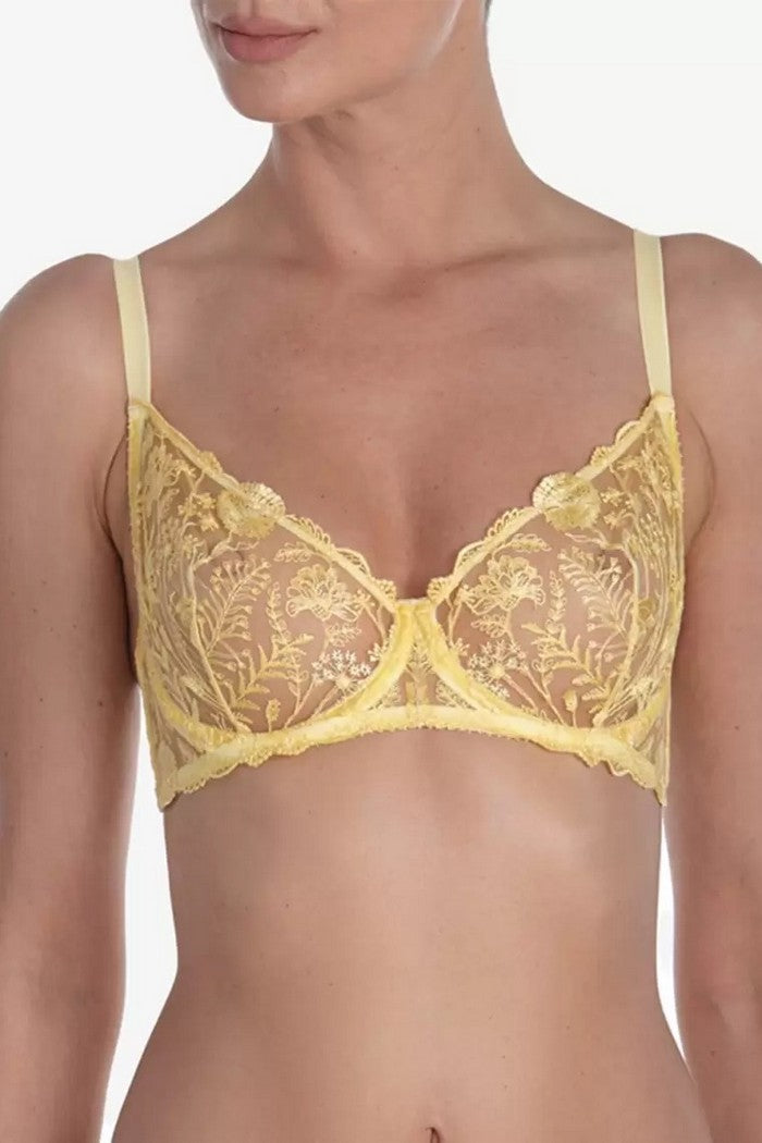 Мягкий бюстгальтер на косточках Бланманже БМ7 yellow