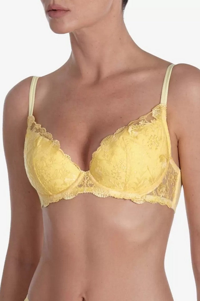 Бюстгальтер со съемным пуш-ап Бланманже БП265 yellow