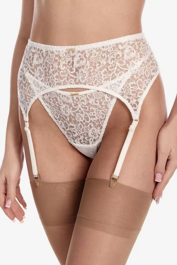 Кружевной пояс для чулок Дримленд ПЧ1 white