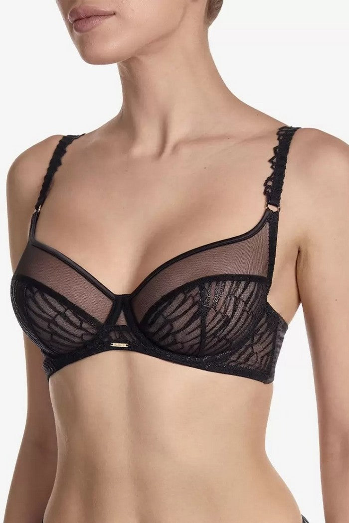 Мягкий бюстгальтер из микросетки Эклипс БМ11 black