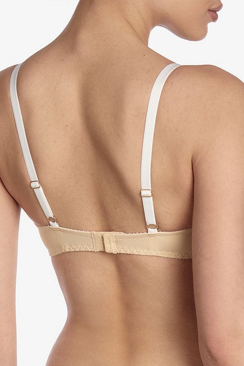 Бюстгалтер балконет із вишивкою Етуаль БМ101 cream