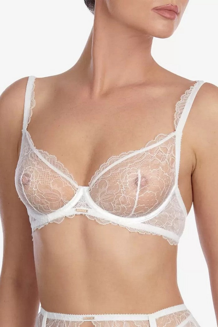Мягкий бюстгальтер из кружева Гарнье БМ16 vanilla