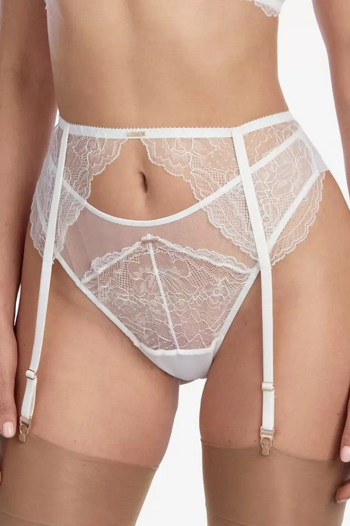 Кружевной пояс для чулок Гарнье ПЧ1 vanilla