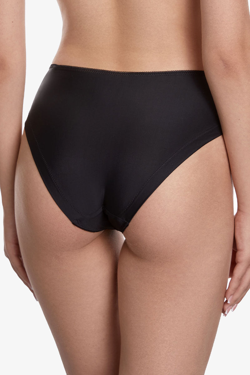 Трусики сліпи з вишивкою Хітроу Т79 black