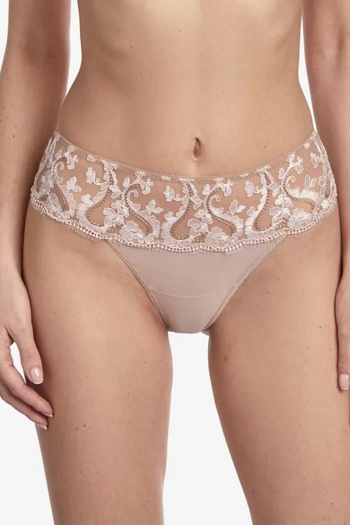 Трусики бразилиана из микросетки Ла Фениче С170 cappuccino