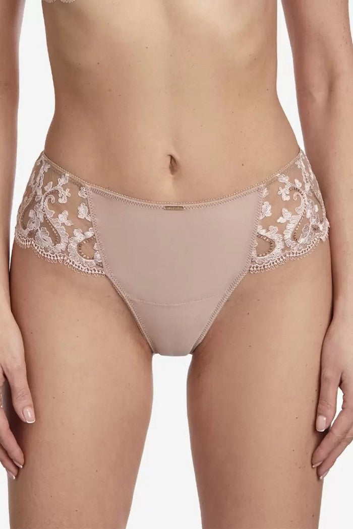 Трусики бразиліана з мереживом Ла Феніче С179 cappuccino