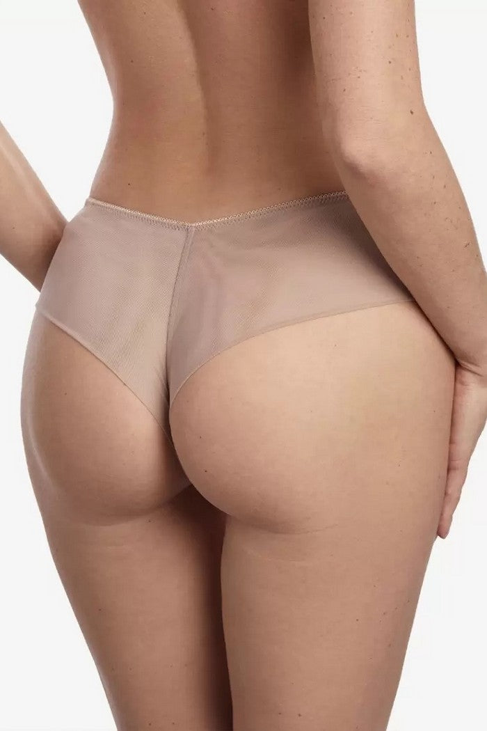 Трусики бразиліана з мереживом Ла Феніче С179 cappuccino