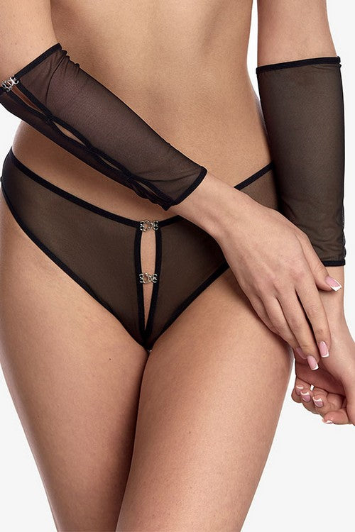 Наручники из микросетки Лав Эссенс НР1 black