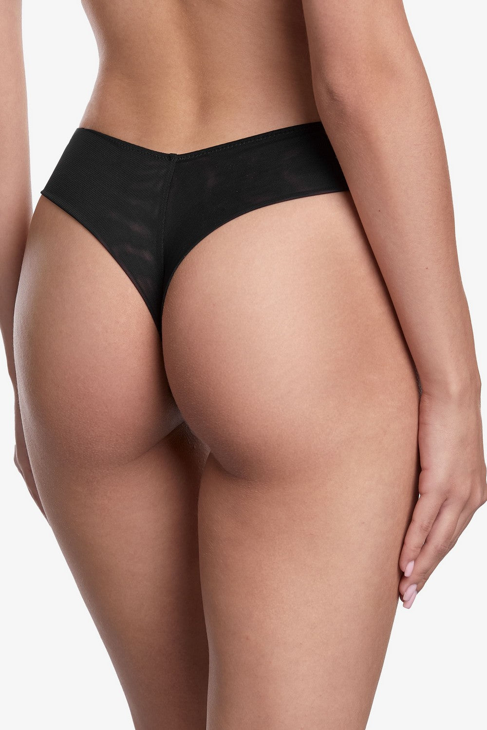 Трусики бразиліана з мереживом Лестер С170 black