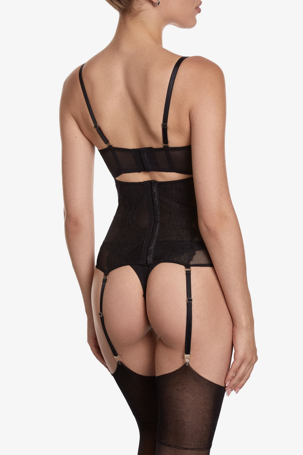 Корсет із мікросітки Лестер КРС41 black