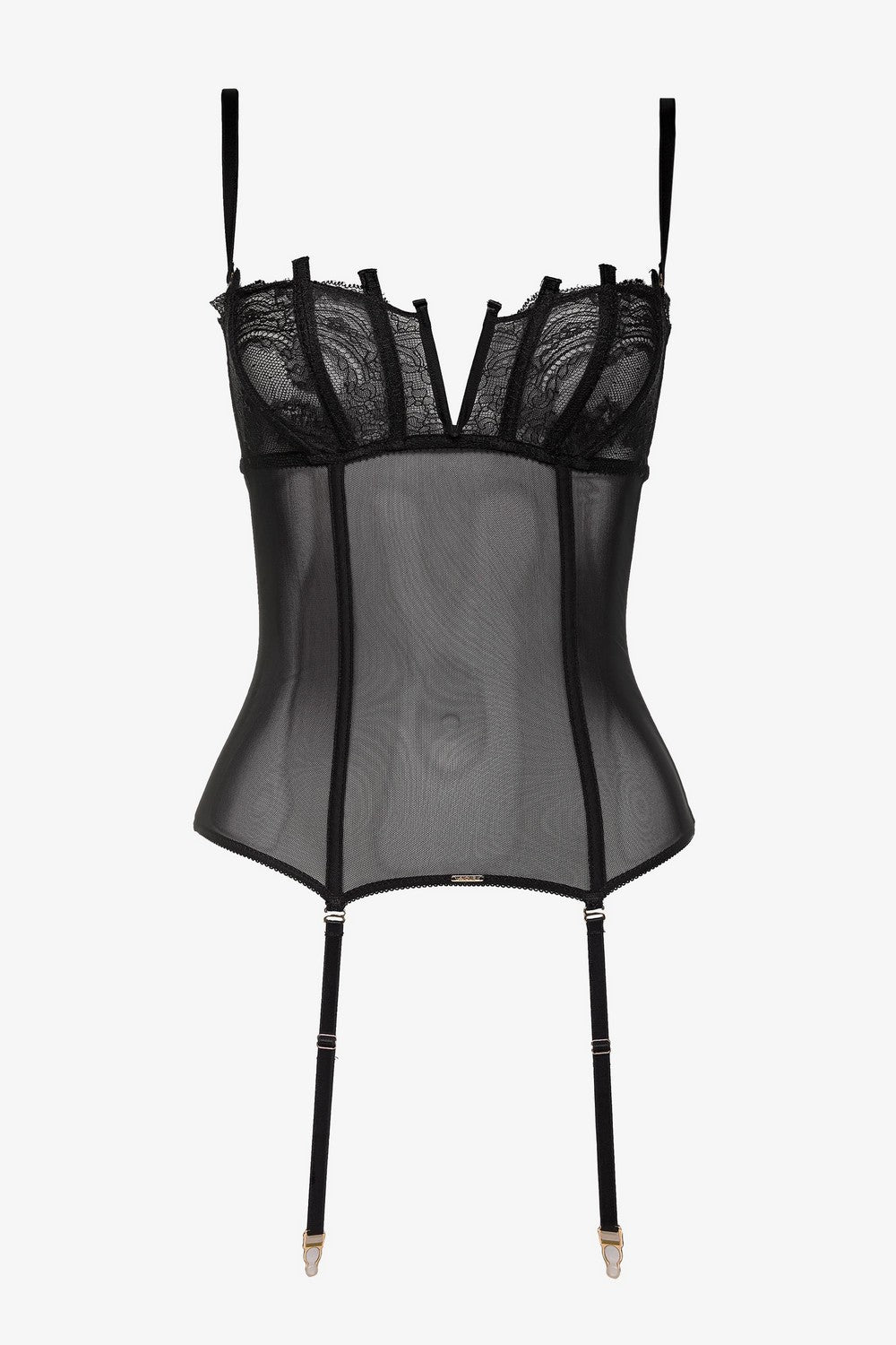 Корсет из микросетки Лестер КРС41 black