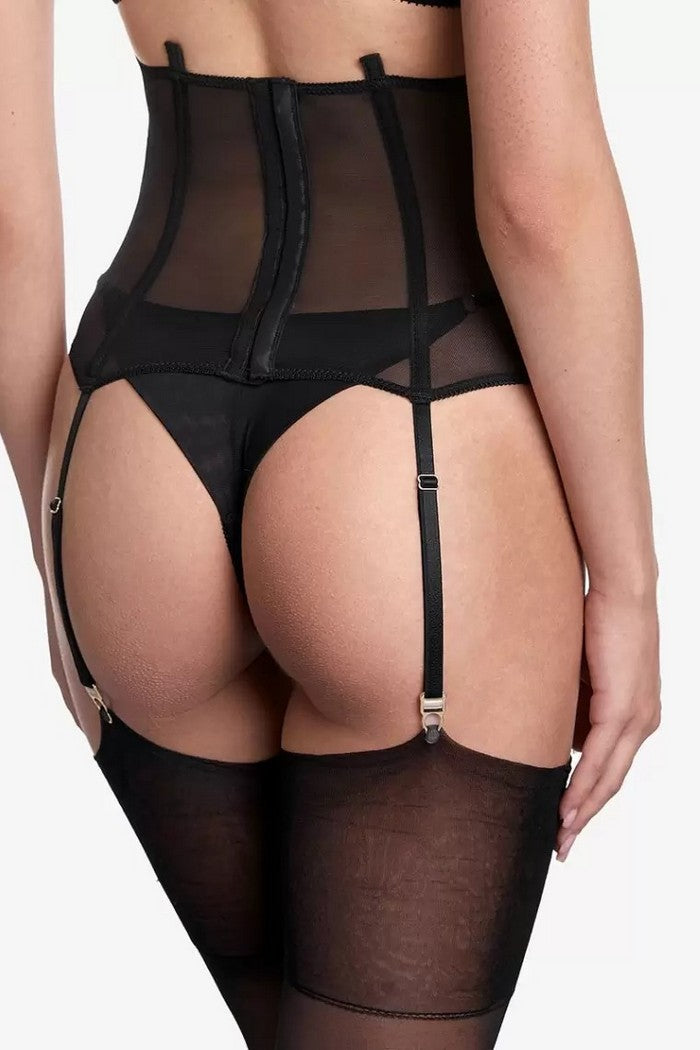 Пояс для панчіх з мережива Лестер ПЧ7 black