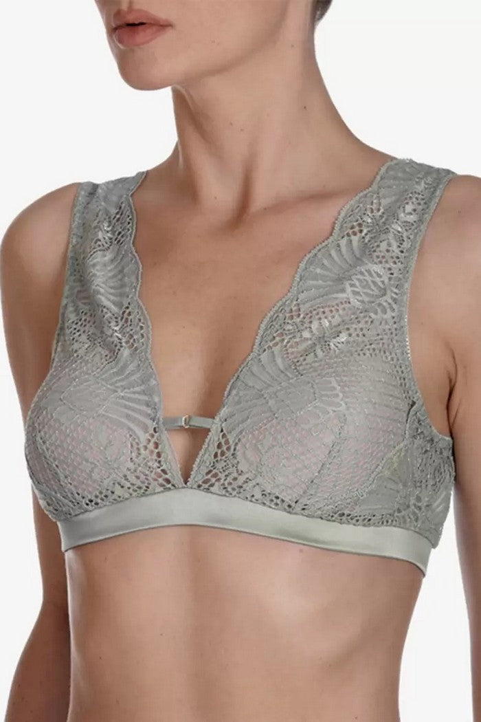 Бюстгальтер с вкладышами пуш-ап Мадлен БМ68 olive