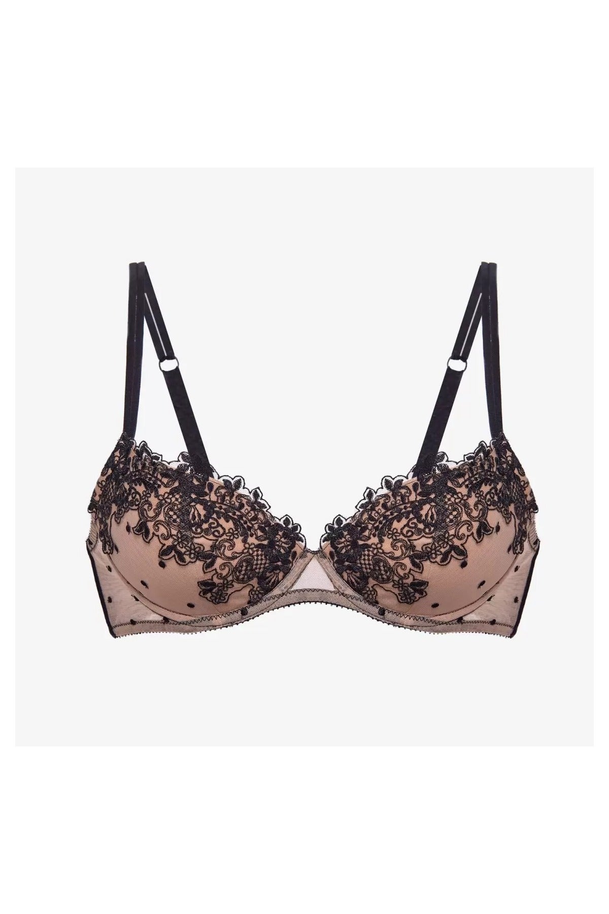 Бюстгальтер с поролоновыми чашками Мокачино БП16 beige/black