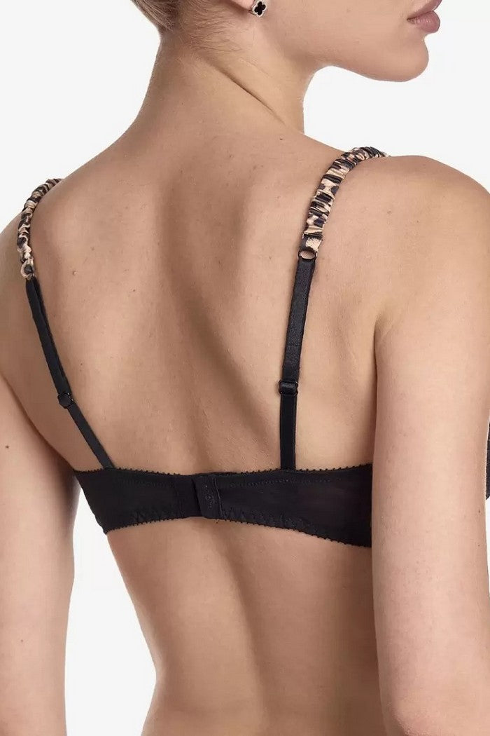 М'який бюстгальтер із мережива Міраж БМ11 brown/black