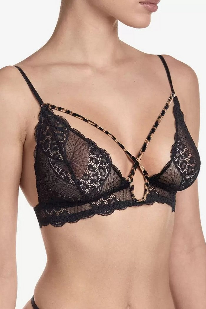 Бралет с ремешками Мираж БМ4 brown/black