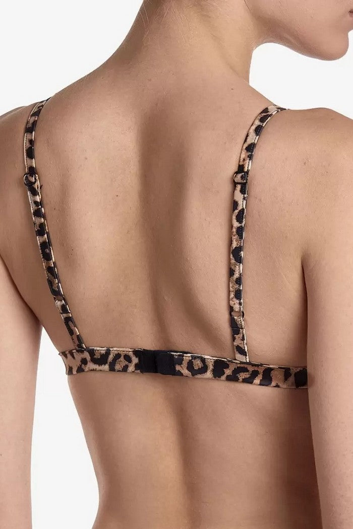 Бралет з анімалістичним принтом Міраж БМ4а brown/black