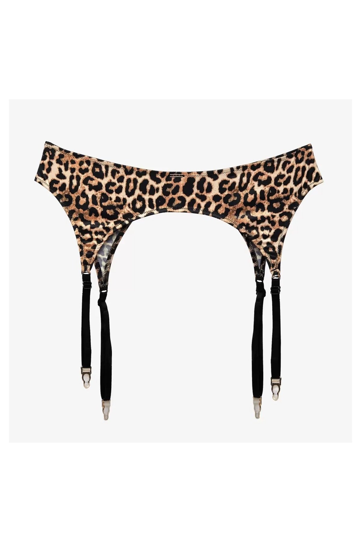 Пояс для чулок с принтом Мираж ПЧ1 brown/black