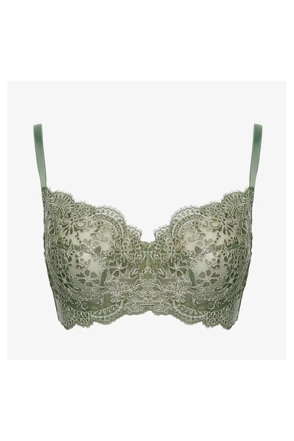 Мягкий бюстгальтер на косточках Нувель БМ18 olive