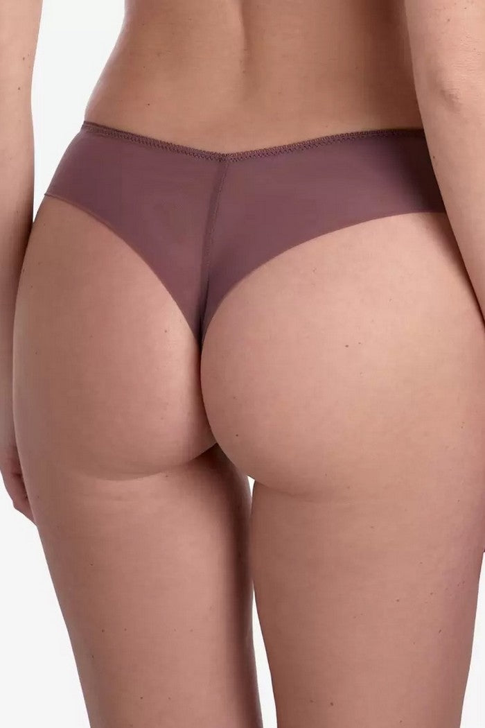 Трусики бразилиана из микросетки Плейзо С170 mocha