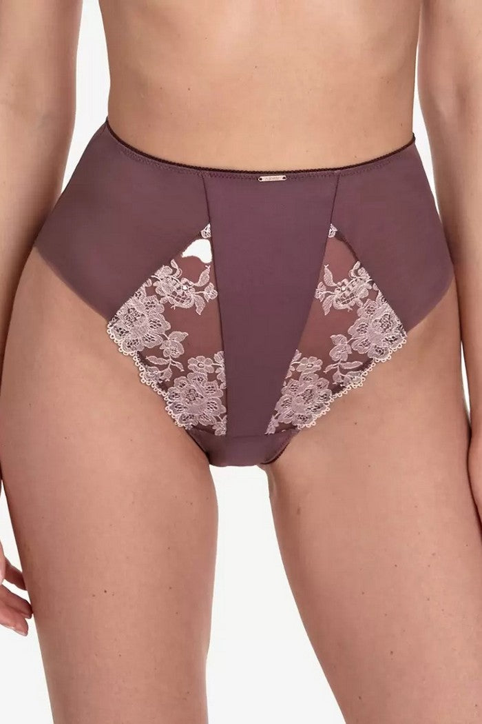 Высокие трусики слип Плейзо Т89 mocha