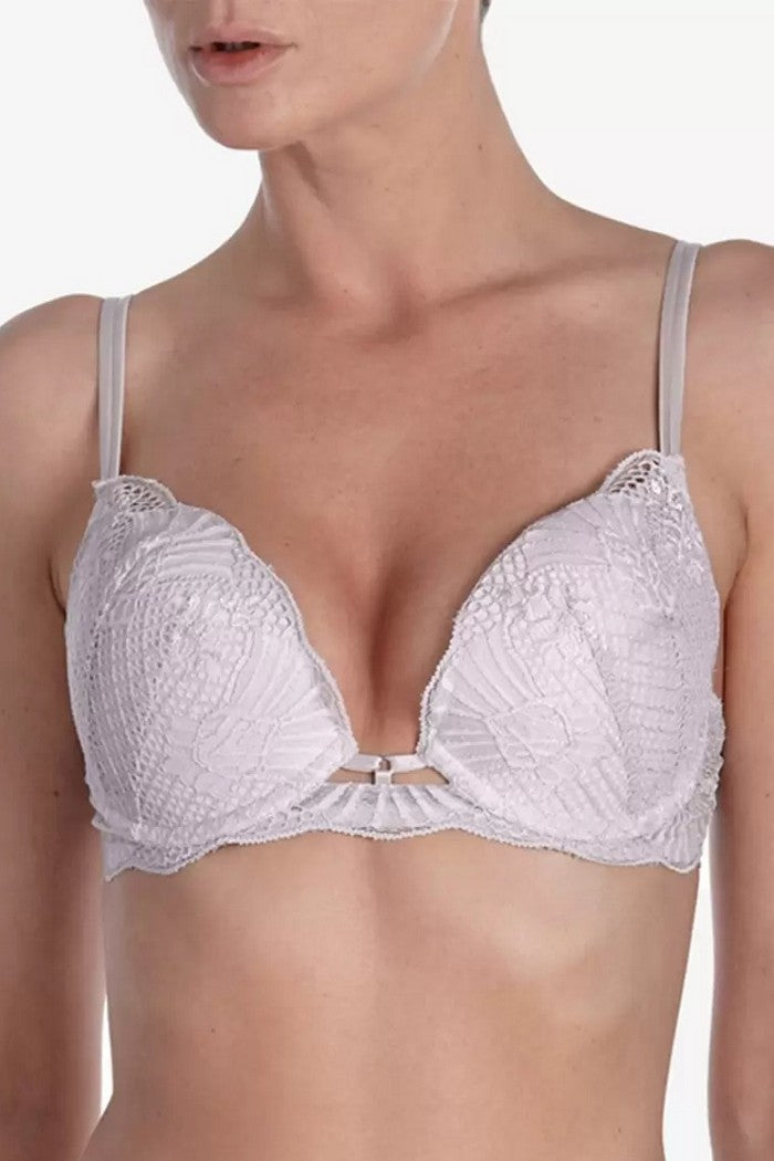 Мереживний бюстгальтер пуш-ап Праліне БП62 ice gray