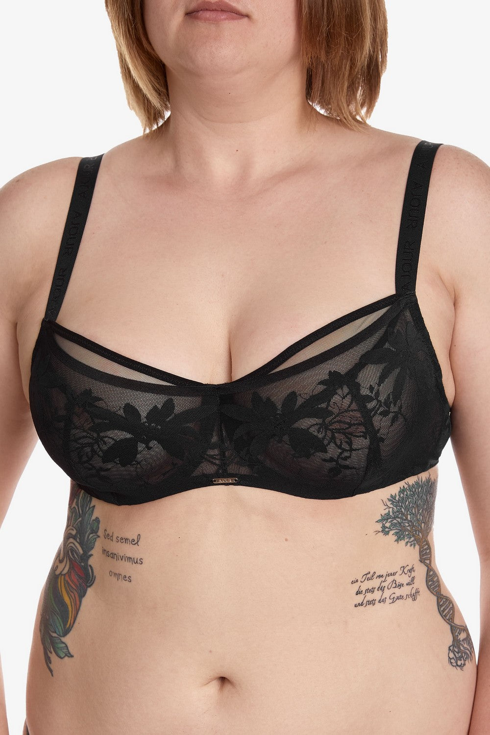 Мягкий кружевной бюстгальтер Риджент БМ183 black