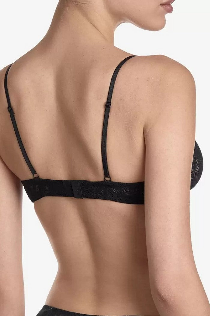 Кружевной бюстгальтер на косточках Рефлекшн БМ61 black