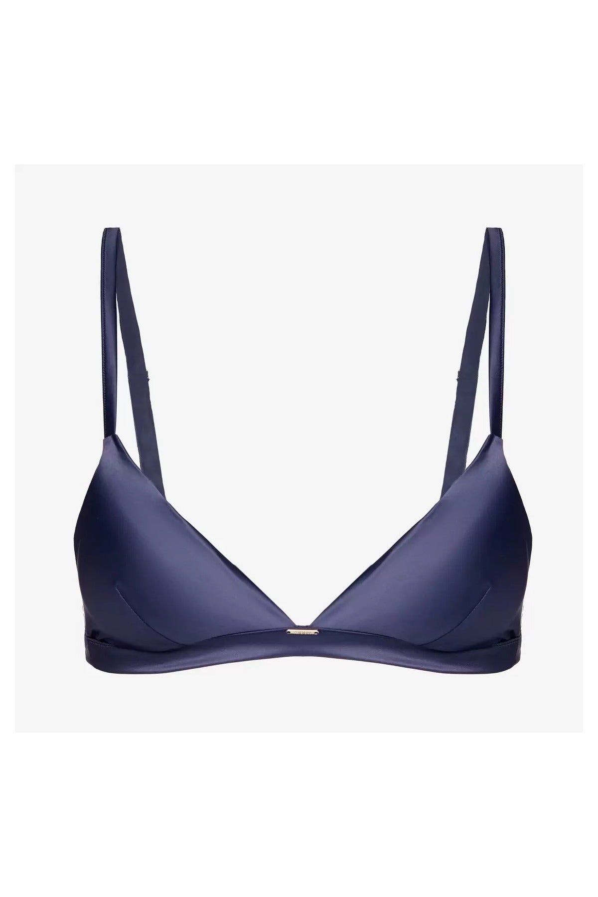 Мягкий бралет из атласа Селестил БМ4а indigo