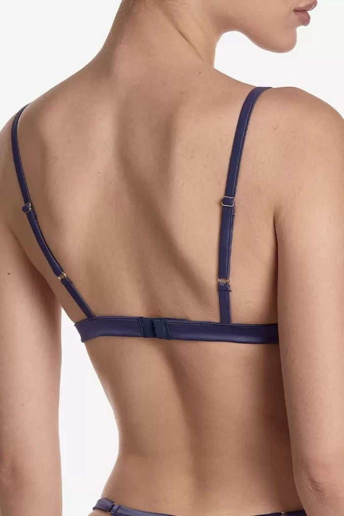 М'який браслет із атласу Селестил БМ4а indigo