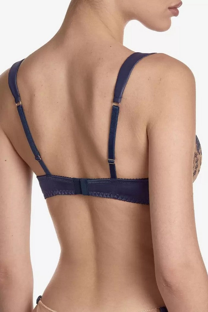 Бюстгальтер балконет на косточках Селестил БМ7 indigo