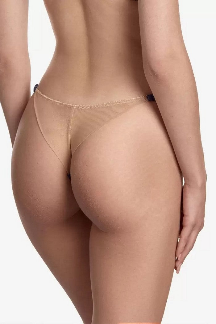 Трусики стринг з вишивкою Селестіл С226 indigo