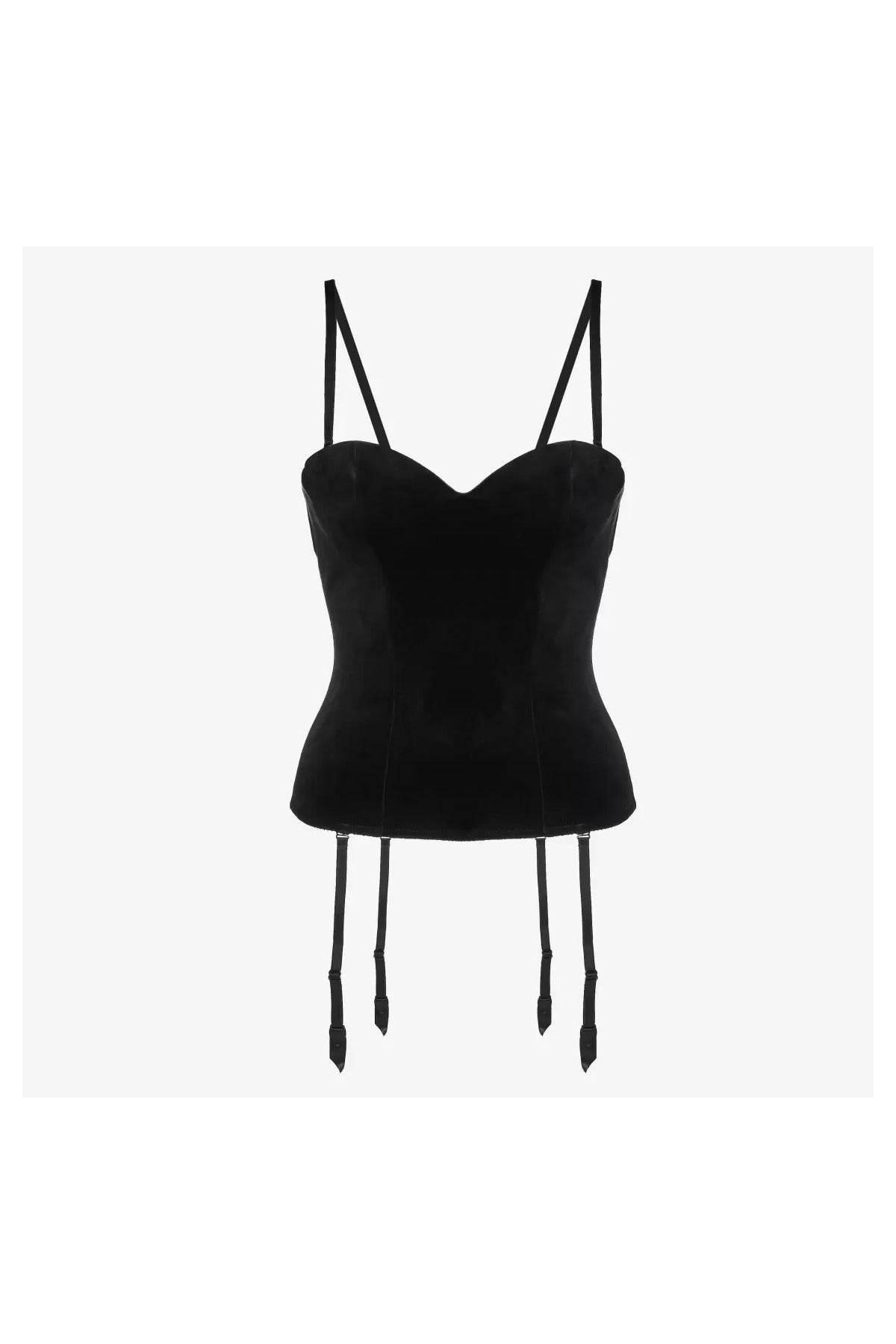 Корсет из бархата Шейд Б23 black