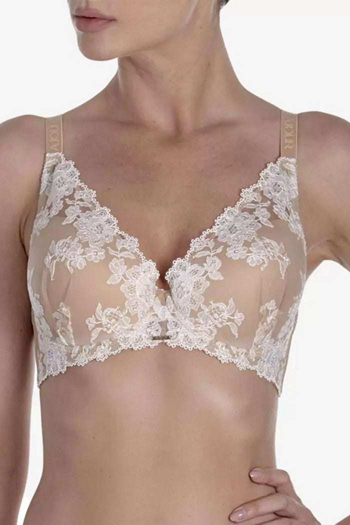 Мереживний бюстгальтер пуш-ап Тірамісу БП68 beige/vanilla