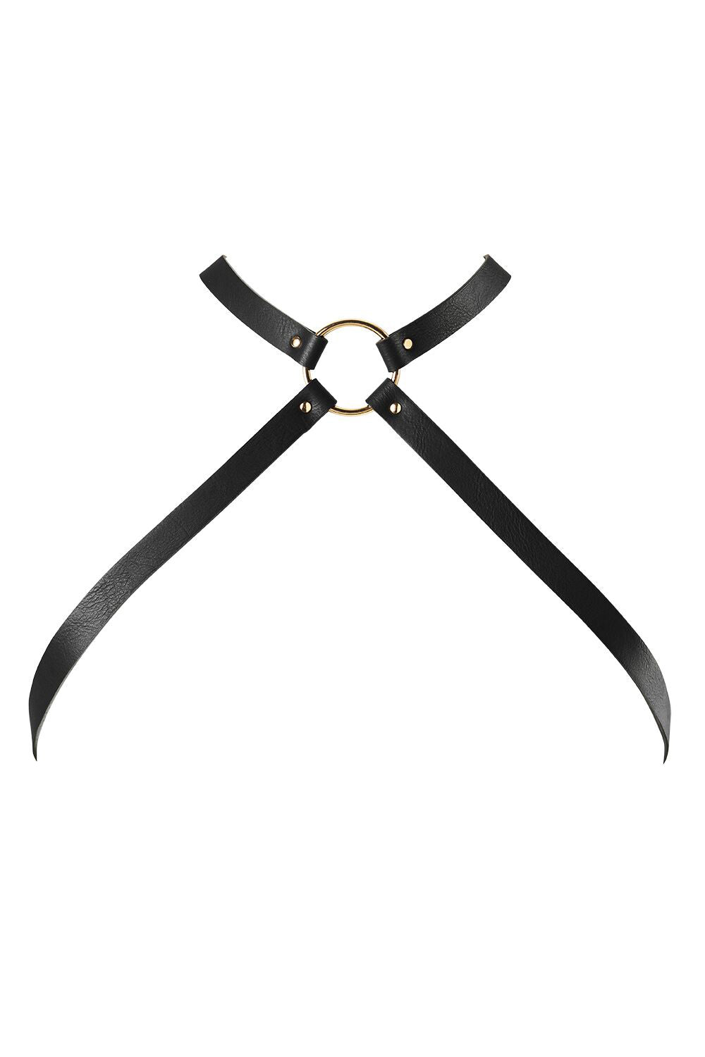 Портупея из эко-кожи Cross Chest Harness Black