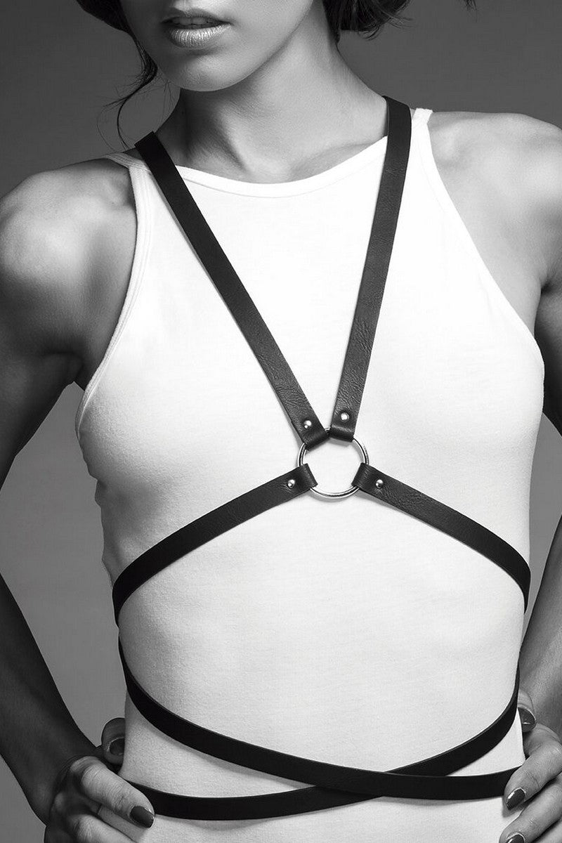 Портупея из эко-кожи Multi-Way Body Harness Black