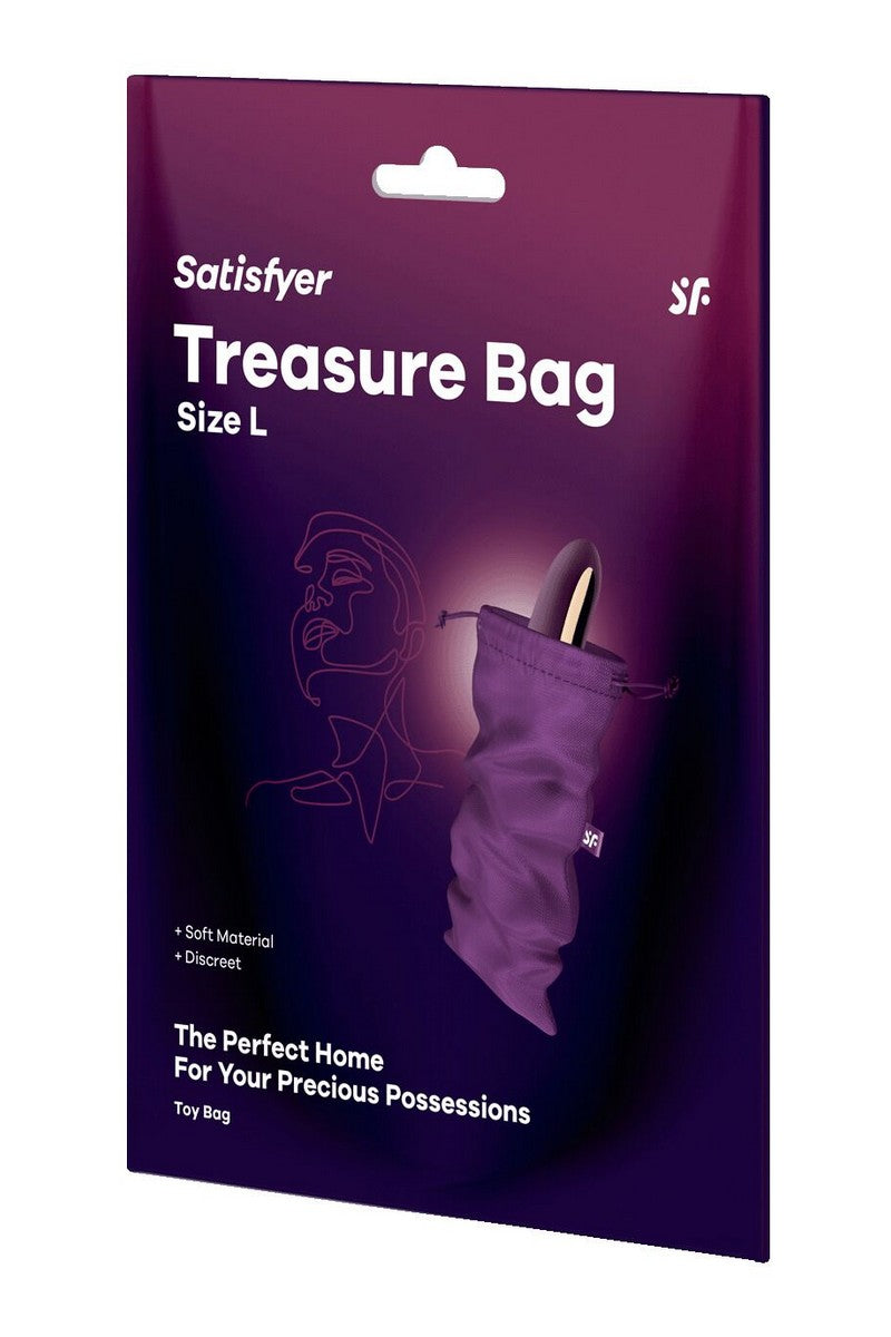 Мішечок для секс-іграшок Treasure Bag L violet Satisfyer