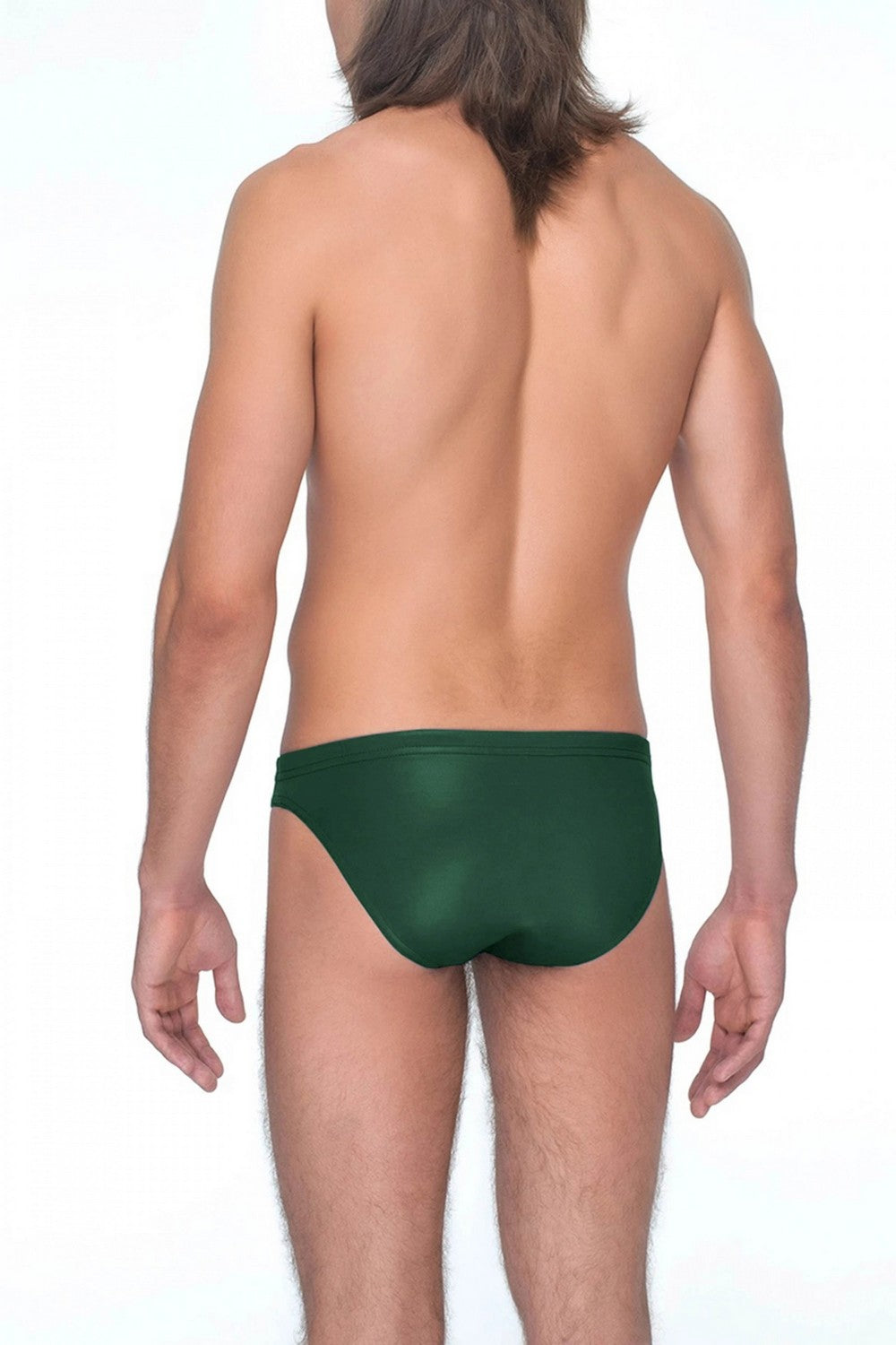 Мужские плавки слипы 132-1B green