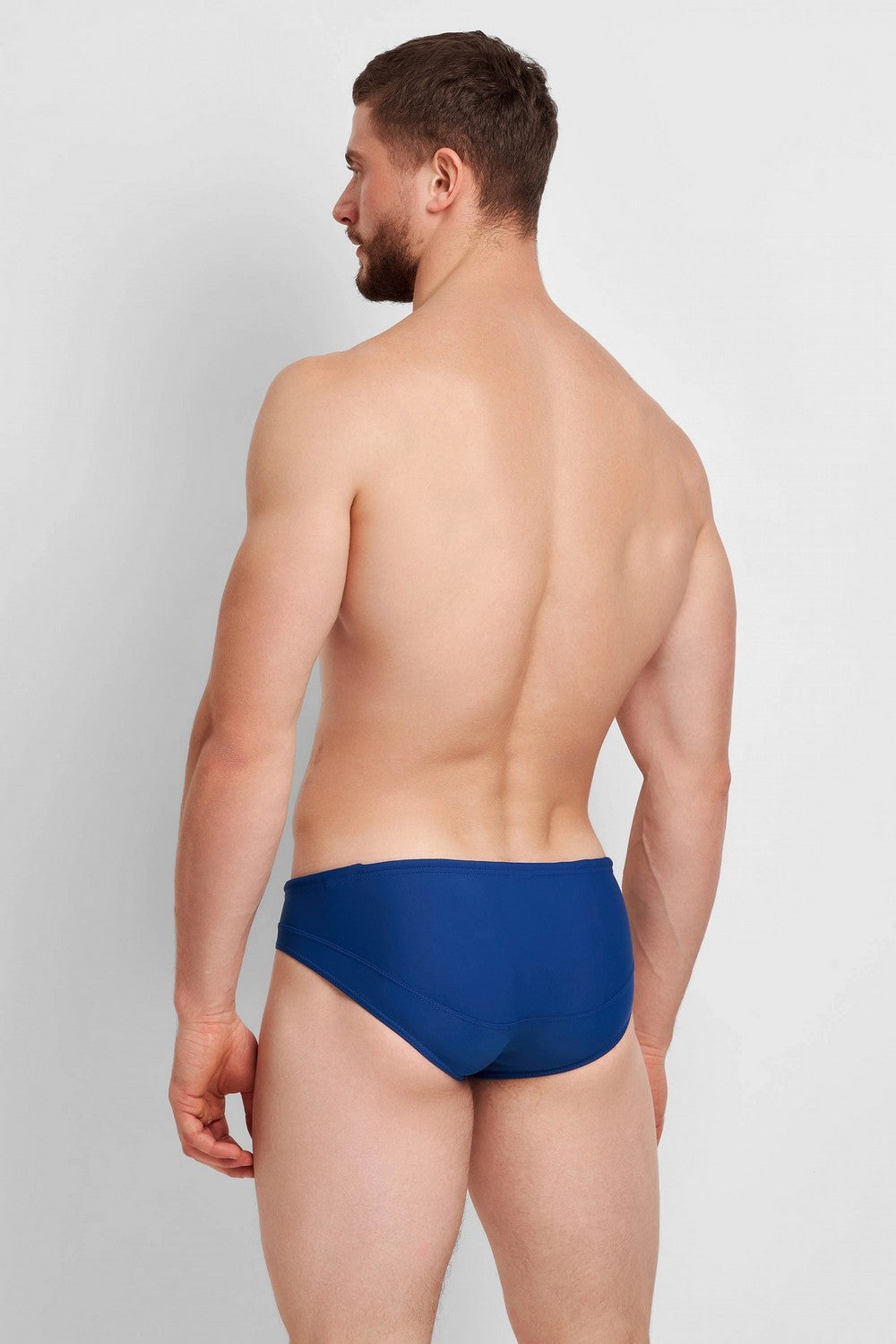 Мужские плавки с принтом 133-1 blue