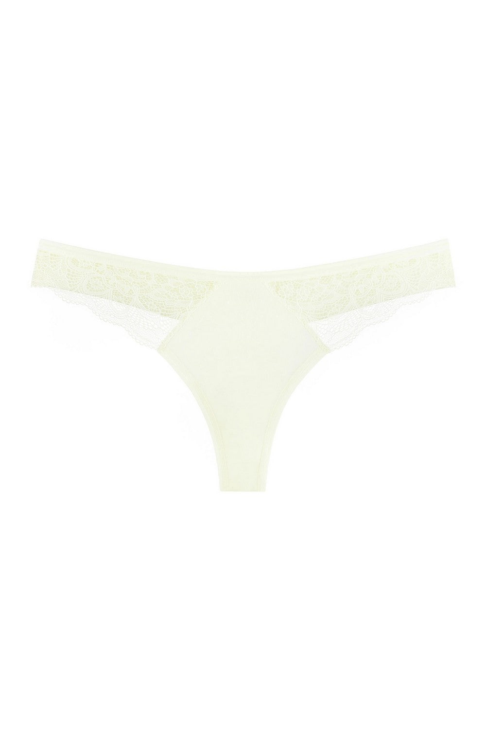 Трусики стринг с кружевом 2001-11 champagne